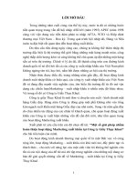 Một số giải pháp nhằm hoàn thiện hoạt động Marketing xuất khẩu tại Công ty Giầy Thụy Khuê