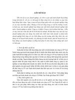 Giải pháp nâng cao hiệu quả kinh doanh của công ty Cổ Phần Vạn Xuân giai đoạn 2012-2020