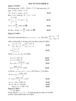 Đáp án đề thi HKI K11