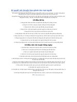 Bí quyết nói chuyện hay dành cho mọi người