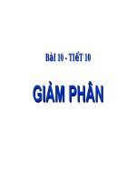 giảm phân