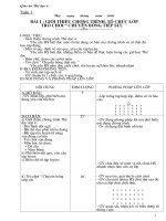 GIÁO ÁN TUẦN 1 đến TUẦN 10