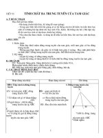 tính chất trung tuyến