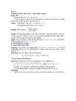 Đề thi đại học theo Cấu trúc mới - lần 1