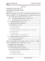 Nhận xét và giải pháp đề xuất tổ chức và hoạt động của công ty TNHH Tư vấn Tài chính Kế toán và Kiểm toán AASC