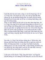 Thầy tăng mở nước