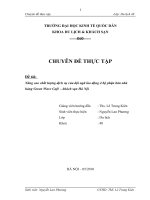 Nâng cao chất lượng dịch vụ của đội ngũ lao động ở bộ phận bàn nhà hàng Green Wave Café – khách sạn Hà Nội