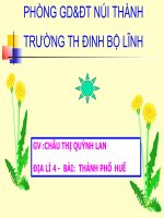 Bài:Thành phố Huế