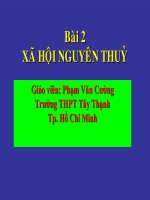 xã hội cổ đại