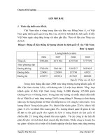 Giải quyết các vấn đề về thiếu lượng phòng khách sạn đạt tiêu chuẩn  và gía phòng ở các cơ sở lưu trú tại Việt Nam