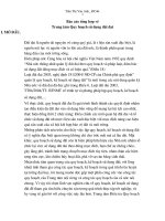 Báo cáo thuyết minh quy hoạch sử dụng đất đến năm 2010 và định hướng đến năm 2020 phường Hưng Bình - Thành phố Vinh