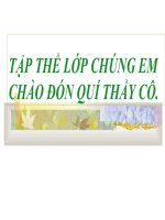 BÀI. GIÁ TRỊ LG CỦA MỘT CUNG