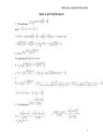 Bai tap gioi han ( Hay )