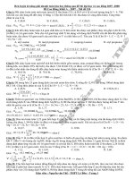 rèn kĩ năng giải nhanh toán hóa học thông qua đề thi đại học và cao đẳng