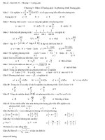 Trắc nghiệm chương I