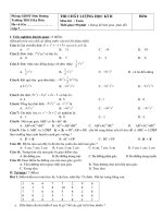 Đề thi học kì II