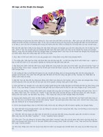 20 mẹo và thủ thuật cho Google