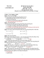 Đề KTBKII lớp 11