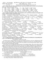 Đề thi hoc kỳ I(THPT Thái Phúc)