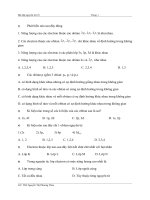 NGUYÊN TỬ - 30 câu cơ bản tiếp theo