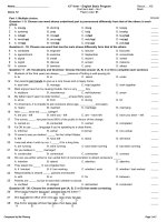 English 12 Test 1 code 1