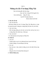 nhung yeu cau su dung tieng viet