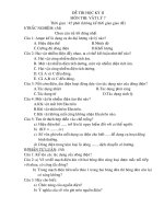 ĐỀ KT I TIÊT VL7 HK II