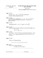 Sử dụng phương pháp hàm số vào giải hệ phương trình