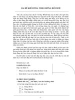 Ra đề kiểm tra theo hướng đổi mới