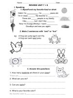 let''s go 1: Unit 7+8: review worksheet