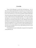 Thực trạng phát triển, phương hướng và giải pháp phát triển các loại thị trường 