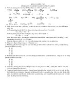 Luyện tập tính chất nitơ và hợp chất nitơ