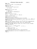 DE MAY TINH  CA SI O