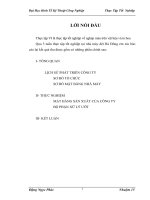 Báo cáo thực tập tại nhà máy dệt Hà Đông