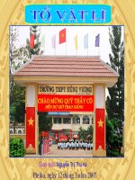 PHƯƠNG TRÌNH TRẠNG THÁI CỦA KHÍ LÝ TƯỞNG