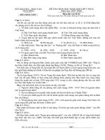 Đề HSG Thái Bình