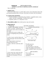 Giáo án tiếng anh 8 Học kì II (Unit 10)