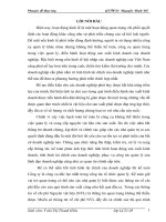 Một số ý kiến nhằm hoàn thiện công tác kế toán Nguyên vật liệu tại công ty Cổ Phần Thực Phẩm Đức Việt