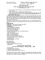 Ke hoach Lien hoan Chau ngoan BH