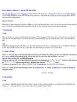 Đại số tổ hợp và thống kê