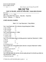 bài thi 