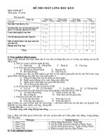 Đề KT HK II (MT + ĐA) Lịch Sư 7