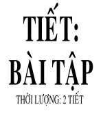BÀI TẬP (TIẾT 18-18)