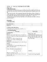 Cực đại và cực tiểu (tiết 2)