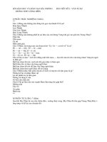 Bài viết sô 2 : Văn tự sự