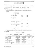 Lí thuyết AminoAxit