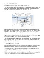 Khắc phục suy giảm thị lực do máy tính
