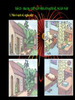 Bai 10  Giu gin nha o ve sinh ngan nap