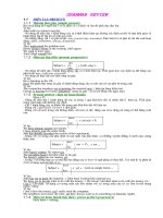 GRAMMAR REVIEW (THI CAO HỌC 2006)