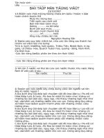 Đề bài tập học sinh giỏi tuần 8